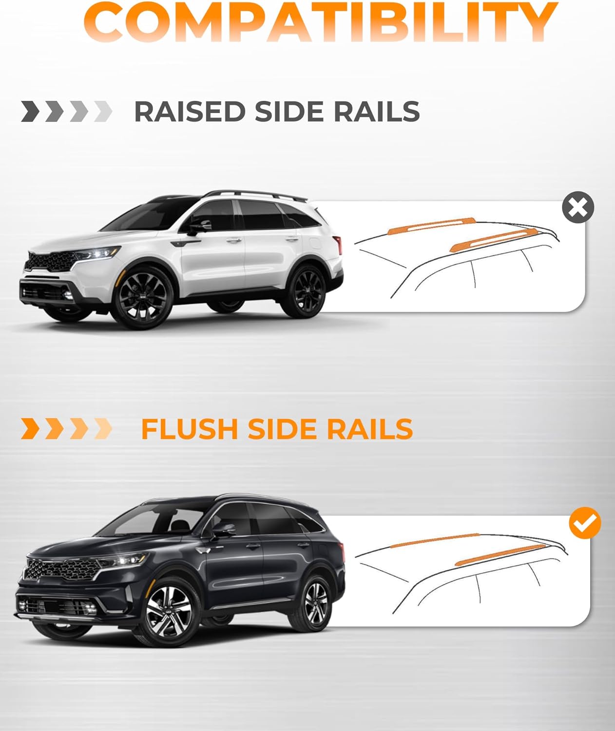 Barras Portaequipajes OEM Kia Sorento 2023 UP