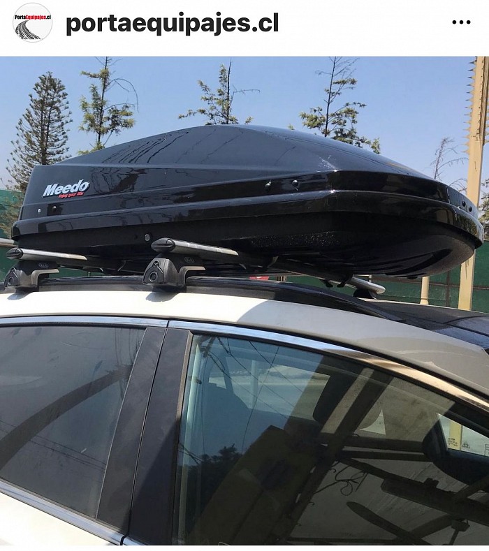 OFERTA CAJA PORTAEQUIPAJES MEEDO + BARRAS PORTAEQUIPAJES SOBRE RIEL