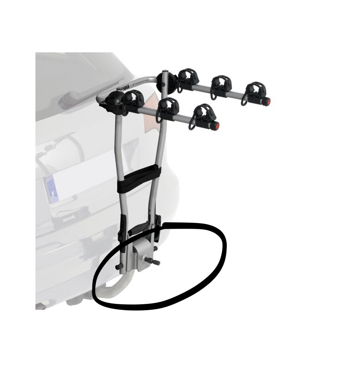 Perno para portabicicletas Thule 972