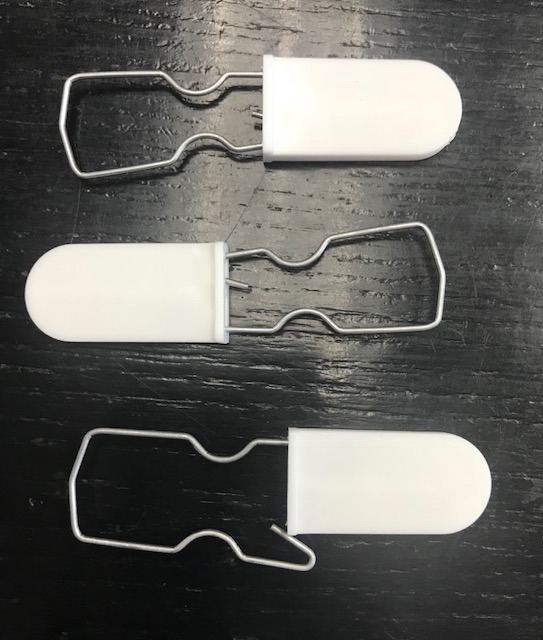 Precintos de Seguridad Blancos KeyVigilant KV - Bolsas de 50 y 100 unidades