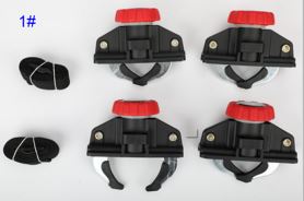 Set de Fijaciones para Cajas y Parrillas Meedo / Acople Rápido