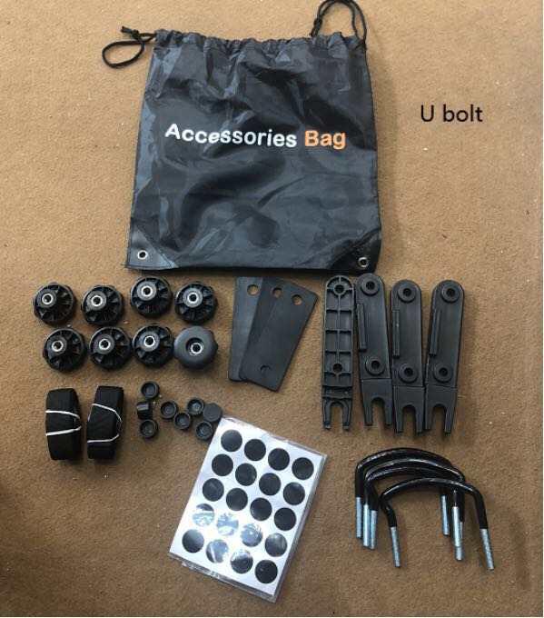 Set de fijaciones U para cajas y parrillas JSA-157 Meedo