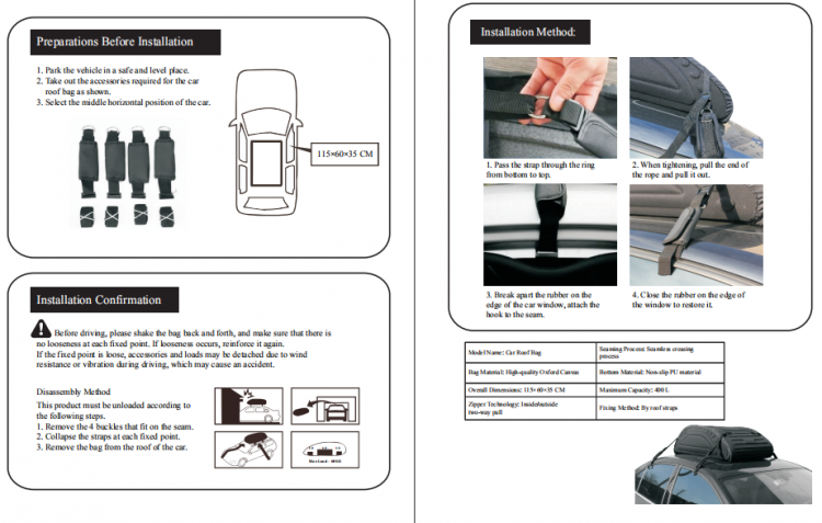 set fijaciones  universal Meedo 9043