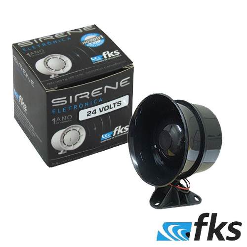 Sirena Bitonal FKS - Accesorio Eléctrico para Seguridad y Alarmas